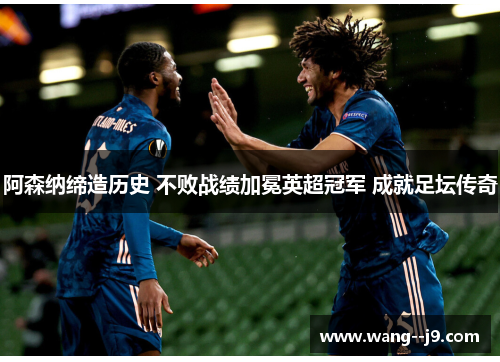 阿森纳缔造历史 不败战绩加冕英超冠军 成就足坛传奇